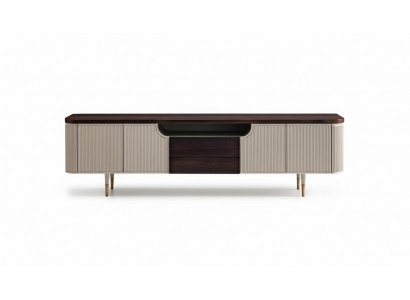 Sideboard TV Stänner RTV Lowboard Holz Beige Modern Dësch Wunnzëmmer