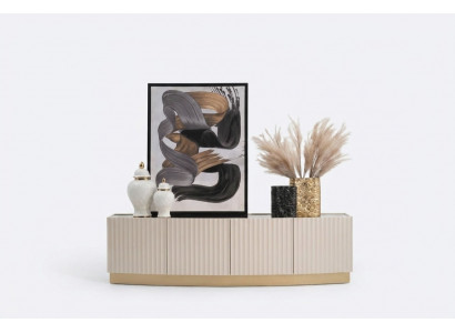 Sideboard Anrichte Schaf Holzschaf Holz Beige Wunnzëmmer