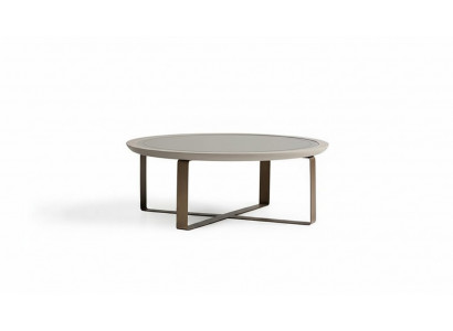 Couchtisch Modern Bäistelltisch Kaffisdësch Sofadësch Beige Metall