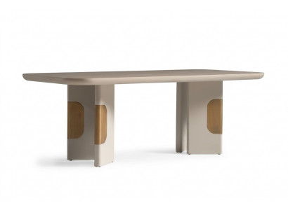 Moderne Iessdësch Dësch Iesszëmmerdësch Holz Iesseck Beige Iesszëmmer Design
