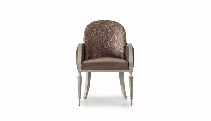 Still Sessel Design Cocktailsessel Sëtzer Beige Stoff Polster.