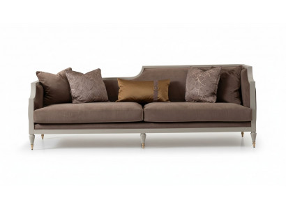 Viersëtzer Sofa 4 Sëtzer Stoffsofa Brong Polstersofa Sofa Wunnzëmmer