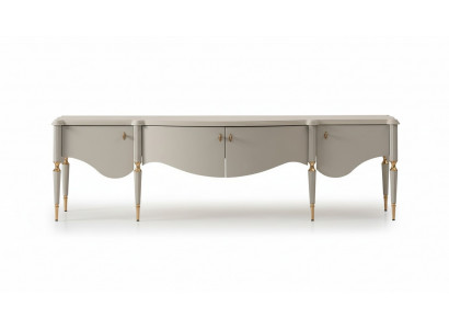 Sideboard RTV Lowboard TV Stänner Beige Holz Wunnzëmmer Dësch Schaf