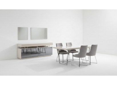 Iessgrupp Iesszëmmer Grupp Iessplaz Iessdësch Still 10-Stéck Holz Gro