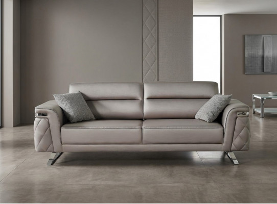 Dreesëtz Sofa 3 Sëtzer Polstersofa Gromodernt Stoffsofa Design