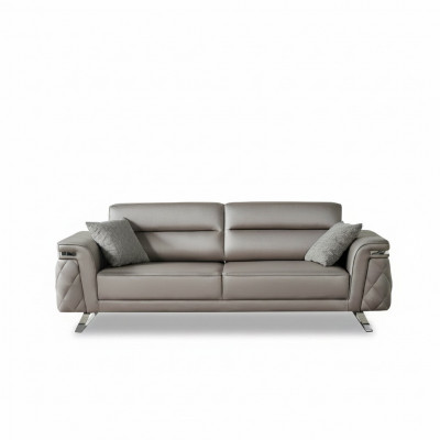 Dreesëtz Sofa 3 Sëtzer Polstersofa Gromodernt Stoffsofa Design
