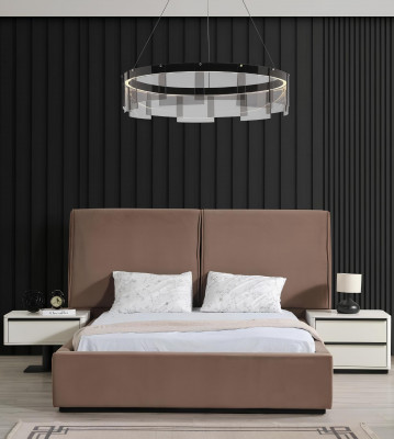 Schlofkummer Garnitur Duebelbett Bett Nuetsdëscher 4-Deeler Beige Schaf