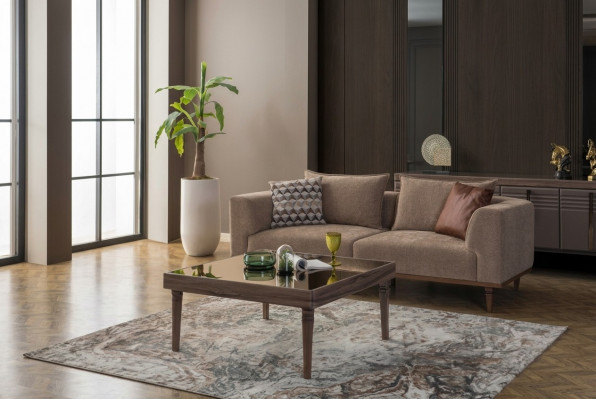 Dräisëtzer Sofa 3 Sëtzer Stoffssofa Polstersofa Gro Modern Stoff Nei