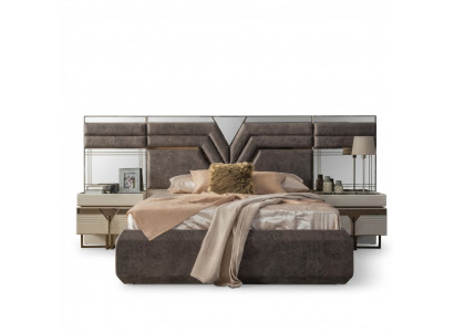 Schlofkummer Garnitur Duebelbett Bett Nuetsdëscher Set 3tlg Gro Modern