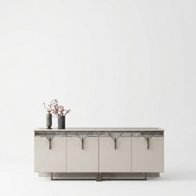 Säitenschaf Anrichte Holzschaf Kommode Schaf Holz Wäiss Modern