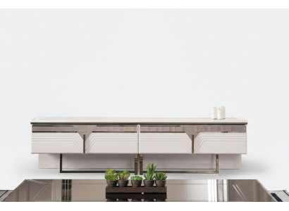 Sideboard RTV Lowboard TV Stänner Holzschaf Schaf Holz Wäiss Design