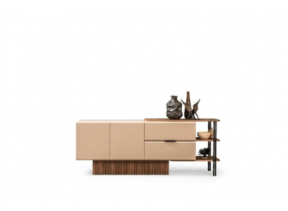 Anrichte Sideboard Holzschaf Schaf Kommoud Schaf Holz Beige Modern.