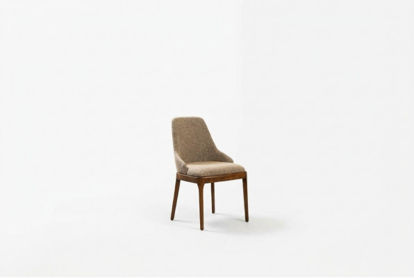 Grupp Still Kichestiller Iesszëmmer Still Beige 6 Stéck Modern Stoff