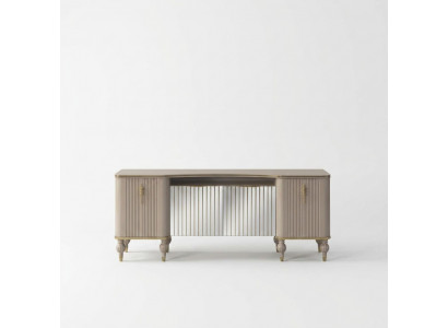 Modern beige Anrichte Luxus Sideboard Wunnzëmmer Holzschaf Nei
