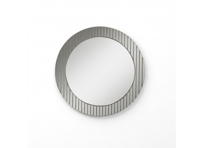 Graawe ronne Spigel Designer Korridorspigel Moderne Dekospigel Luxus Miwwelen