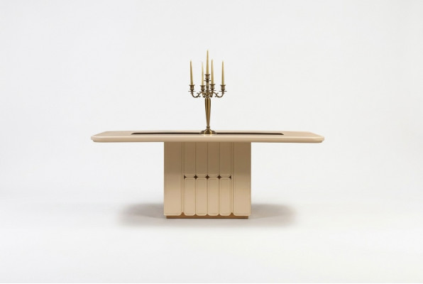 Modernen Iesszëmmerdësch Designer Holzdëscher Iesszëmmer Luxusméiwer