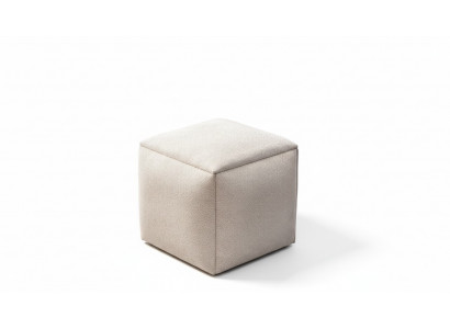 Hocker Sëtzocker Polsterocker Stoffocker Beige Schminkocker Modern