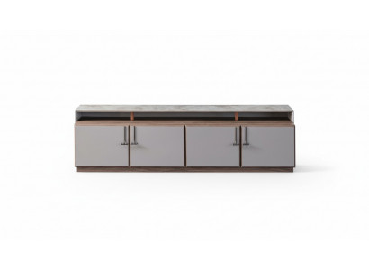 Sideboard TV-Stänner RTV Lowboard Gro Wohnzëmmer Holz Dësch Schaf