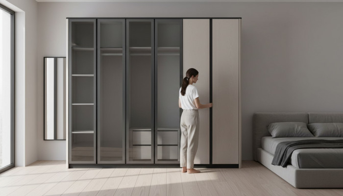 Holzaarnuecht Kleederschaf Gaarderobeschaf Modern Gro