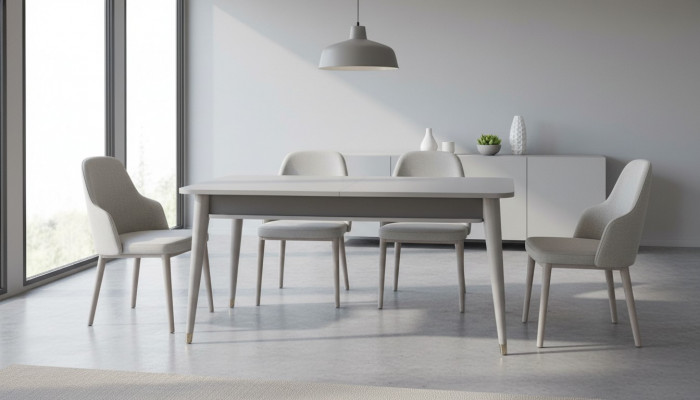 Groussen Iessdësch Designer Iesszëmmer Miwwelen Auszéibaren Holzdësch Nei