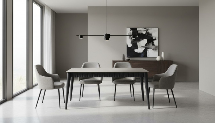 Groussen Iessdësch Robusten Iesszëmmer Designer Holzdësch Luxus Miwwelen