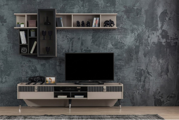 Exklusivt Sideboard Modern Regal TV-Stänner Holz Lowboard Miwwelen Neit