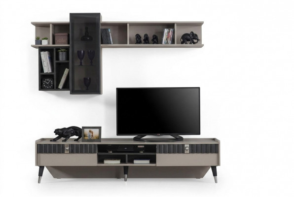 Exklusivt Sideboard Modern Regal TV-Stänner Holz Lowboard Miwwelen Neit