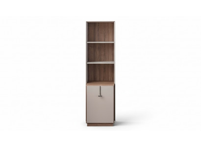 Moderne Bicherrégaler Designer Standregal Beige Bürosréier Bicherschaf