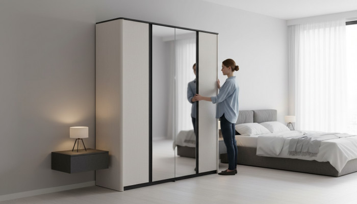 Grouse Schlofkummerschaaf Designer Spigelschaaf Holz Kleederschaf