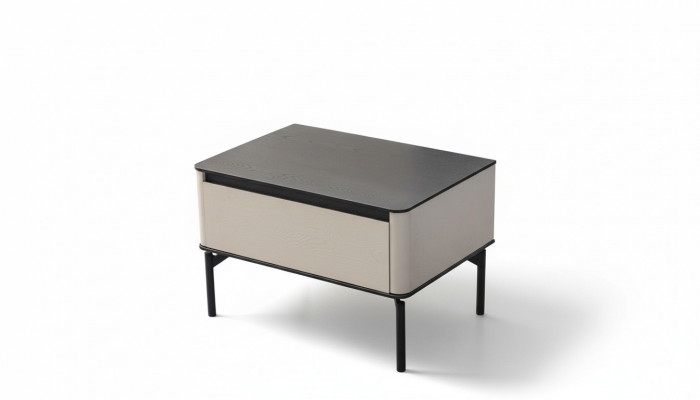Wäissen Nuetsdësch Designer Modern Kannerzëmmer Miwwelen Nuechtkonsol Nei
