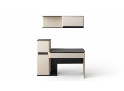 Wäissen modernen Designer-Schreibtisch fir Kanner, Computerschreibtisch, Wandkabinett.