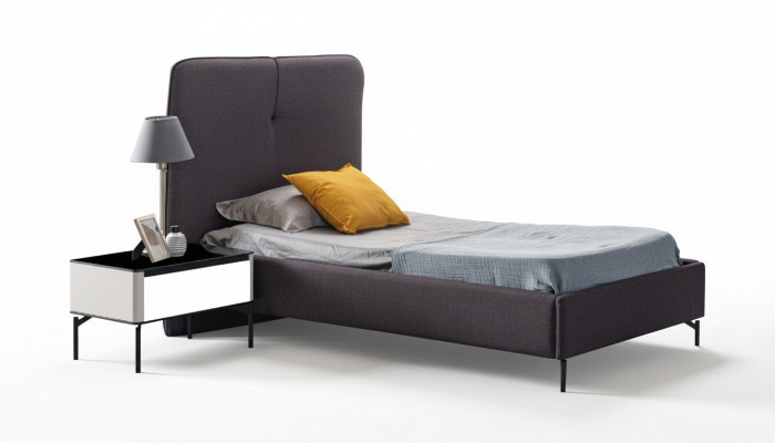 Gro Kinderzëmmer Designer Kannerbett Holz Nuetsdësch Luxus Set