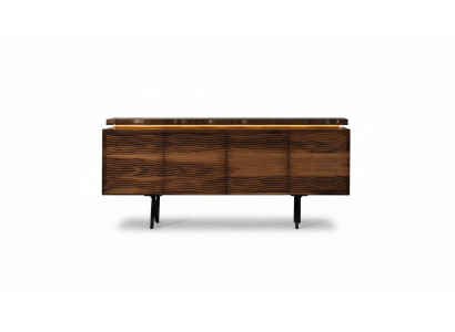 Designer brong Holz Kommod Luxuriéist Sideboard Iesszëmmer Holzschaf.