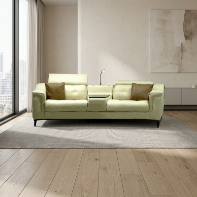Beige Zwee-Sëtzer Designer Sofa 2-Sëtzer Wunnzëmmer Luxuriéis Sëtzméibel