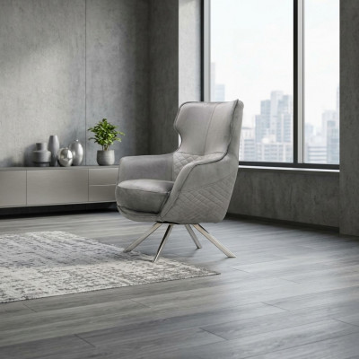 Innovativ Grouwene Still Luxuséise Clubstill Wunnzëmmer Fauteuil