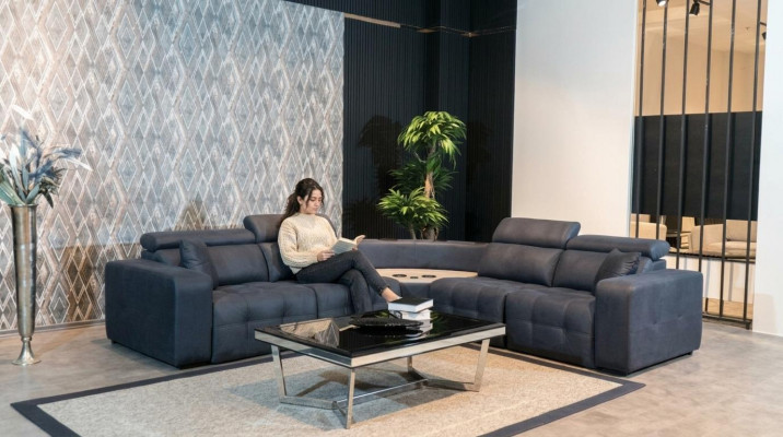 Eckcouch L Form Liederécouchen Grouss Couch Gro Couch Wunnzëmmer Design