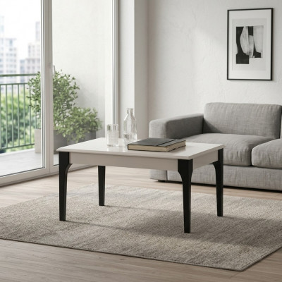 Couchtisch, Kaffisdësch, Sofadësch, Säitendësch, Holz, Beige, Dësch, Design