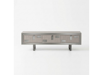 Sideboard TV Ständer RTV Lowboard Wunnwand Holz Wäiss Miwwele Wunnzëmmer