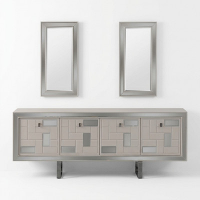 Wäiss Buffee Sideboard Schaf Kommode Holzschaf Holz Iesszëmmer