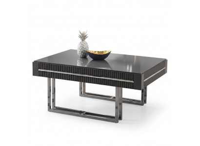 Canapéistaffel Kaffisdësch Lounge Dësch Niewendësch Holz Gro Dësch Modern
