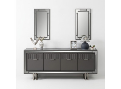 Holzschaf Anrichte Sideboard Gri Schaf Kommode Holz Iesszëmmer