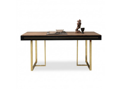 Holz Dësch Iesszëmmerdësch Iessdësch Dësch Iesszëmmer Iesseck Holz Braun