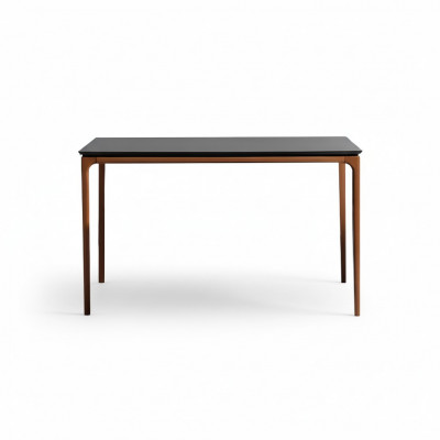 Klassesch Iessdësch Iesszëmmerdësch Brong Holz Holzdësch Dësch 130 cm