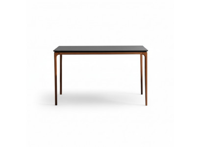 Klassesch Iessdësch Iesszëmmerdësch Brong Holz Holzdësch Dësch 130 cm