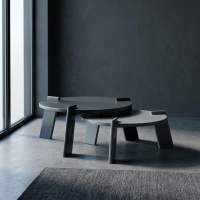 Couchdësch Kaffisdësch Sofadësch Säitendësch Holz Gro Dësch Design