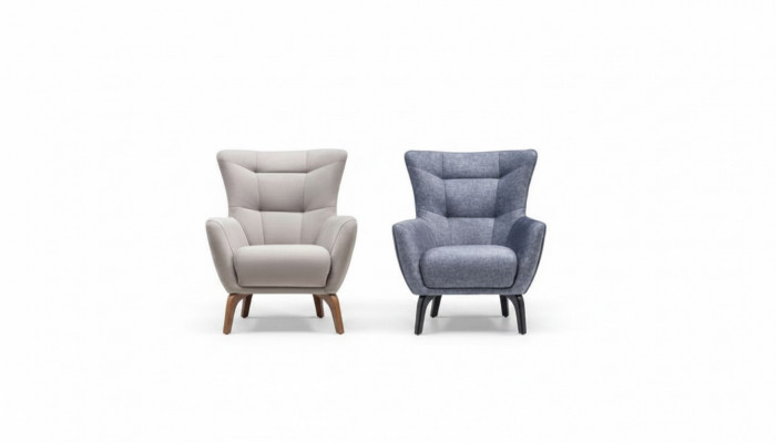 Wunnzëmmer Einsitzer Fauteuil Oueresessel Stoffsessel Gro Polstersëtz