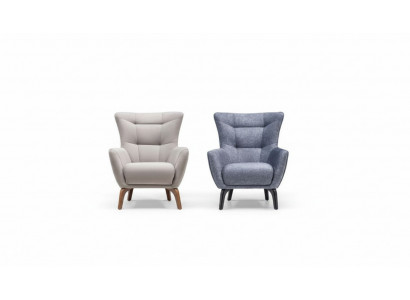 Wunnzëmmer Einsitzer Fauteuil Oueresessel Stoffsessel Gro Polstersëtz
