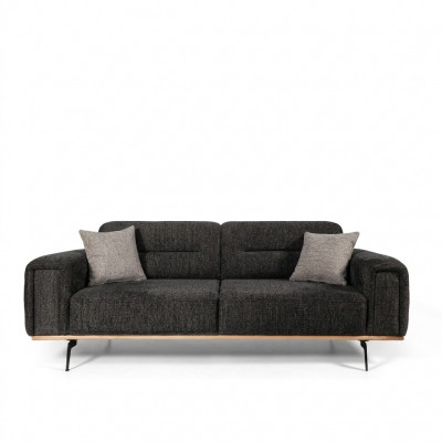 Stoffsofadesign Dräisëtzer Gro Sofa 3-Sëtzer Polstersofa Couche