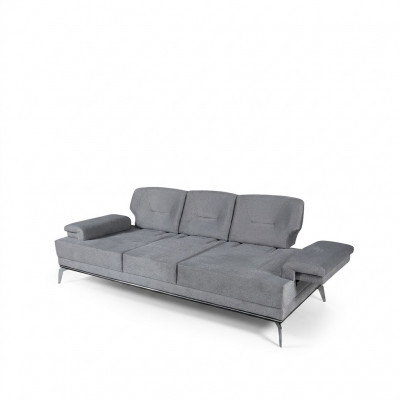 Sofa Stoffsofa Design Drësëtzer Gro 3 Sëtzer Polstersofa Canapé