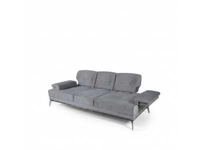 Sofa Stoffsofa Design Drësëtzer Gro 3 Sëtzer Polstersofa Canapé